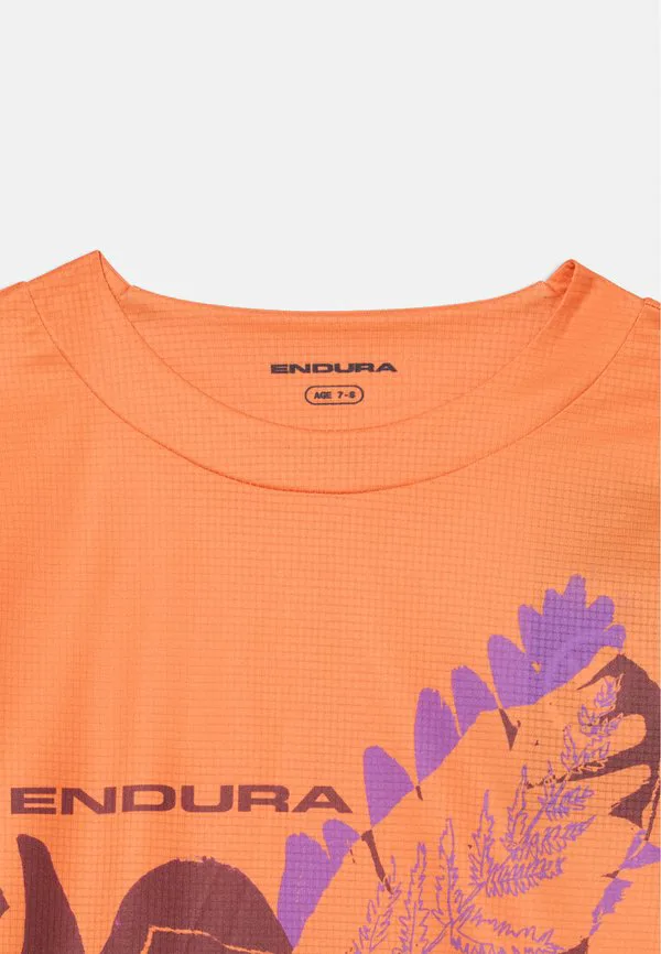 Футболка унисекс singletrack core tee с принтом Endura, End Orange — фото 4