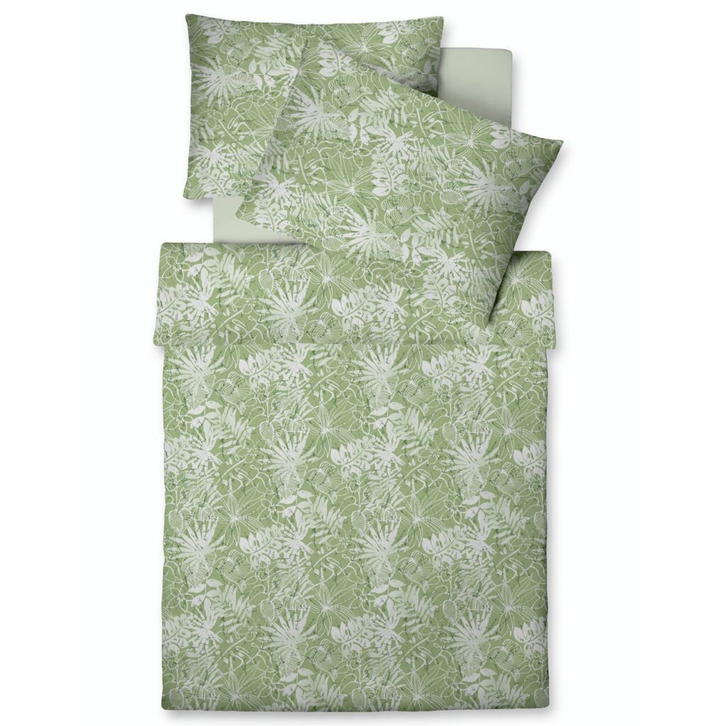 

Постельное белье Fleuresse Vegan Mako Satin Цвет Лаймовый Размер 155x220 + подушка 80x80 см