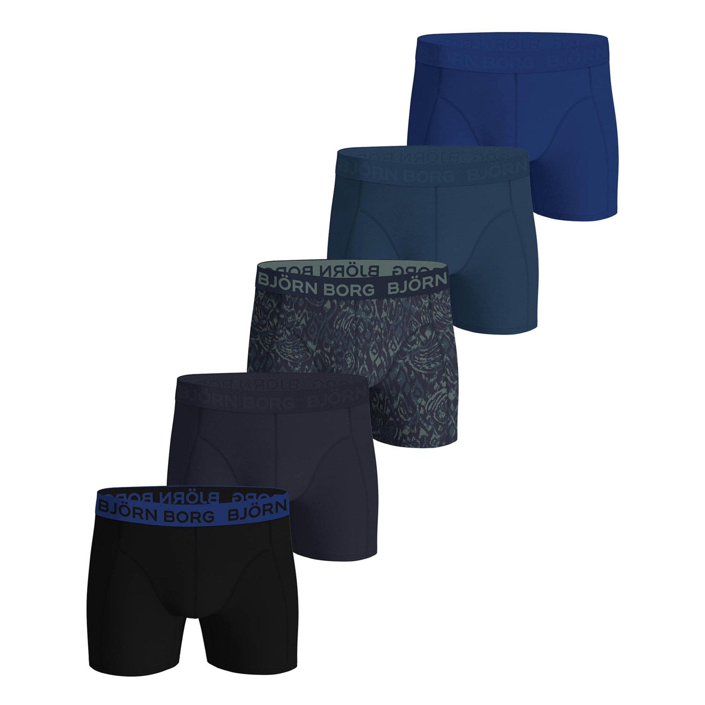 

BJÖRN BORG Спортивное белье в цветах Marine Blue, Navy, Gentian, Black