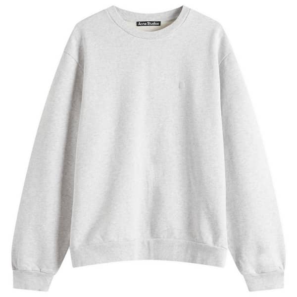 

Faihra u меланжевая толстовка с лицом Acne Studios, серый