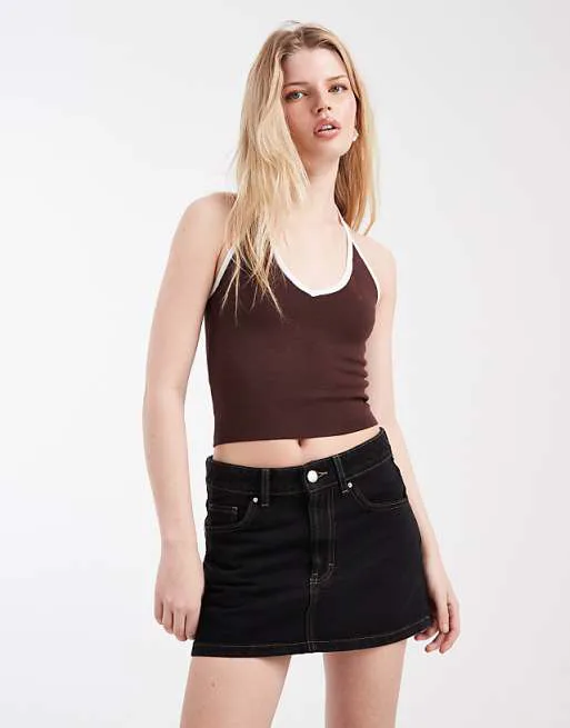 

Черная джинсовая мини-юбка Cotton On original