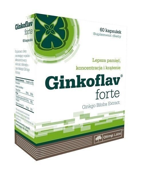 

Подготовка к памяти и концентрации Olimp Ginkoflav Forte, 60 шт