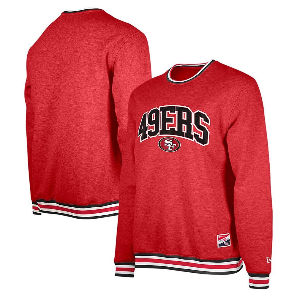

Мужской пуловер New Era Scarlet San Francisco 49ers Big & Tall свитшот, красный