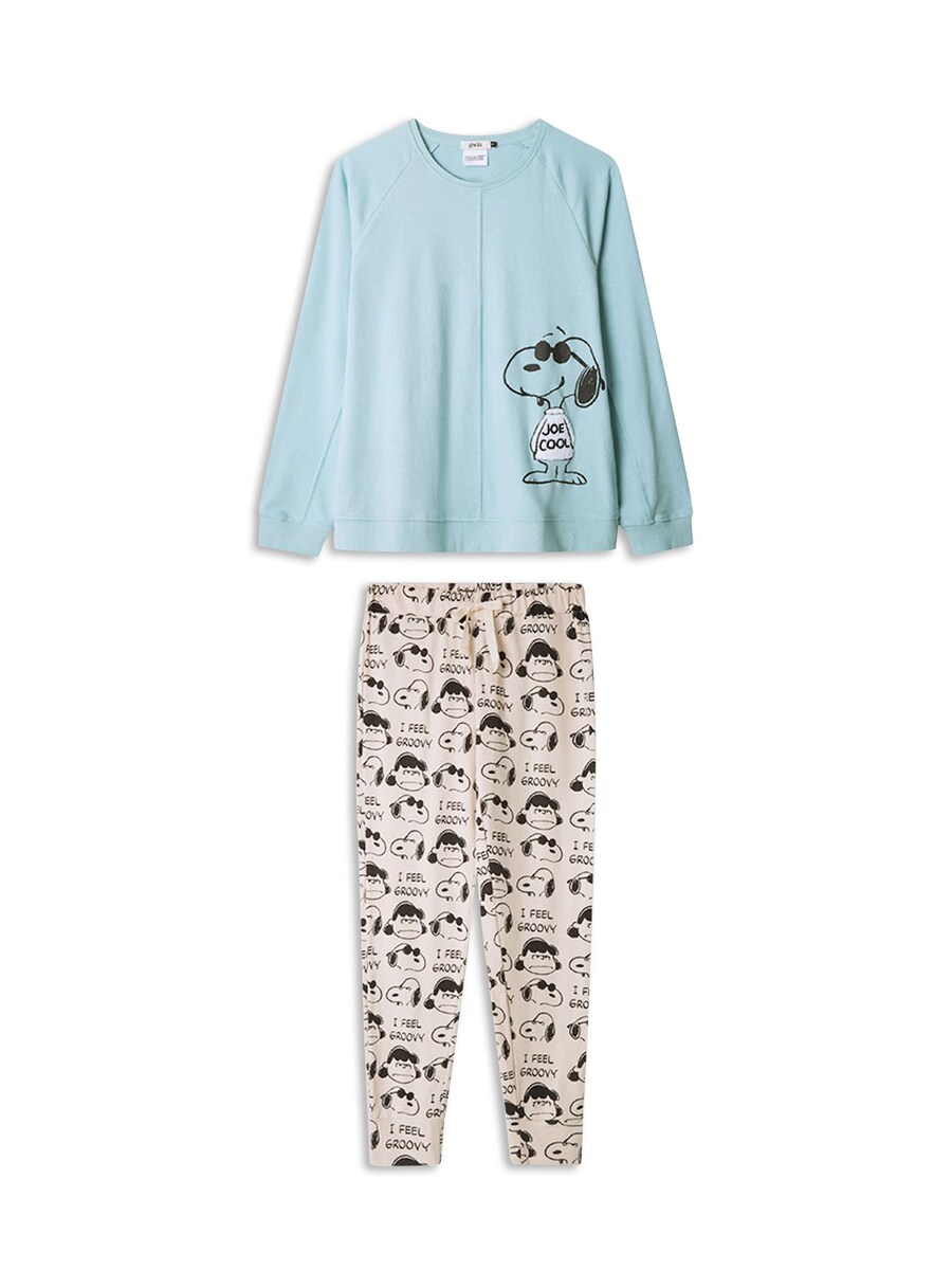

Пижама Gisela Set, цвет Light beige/Light blue
