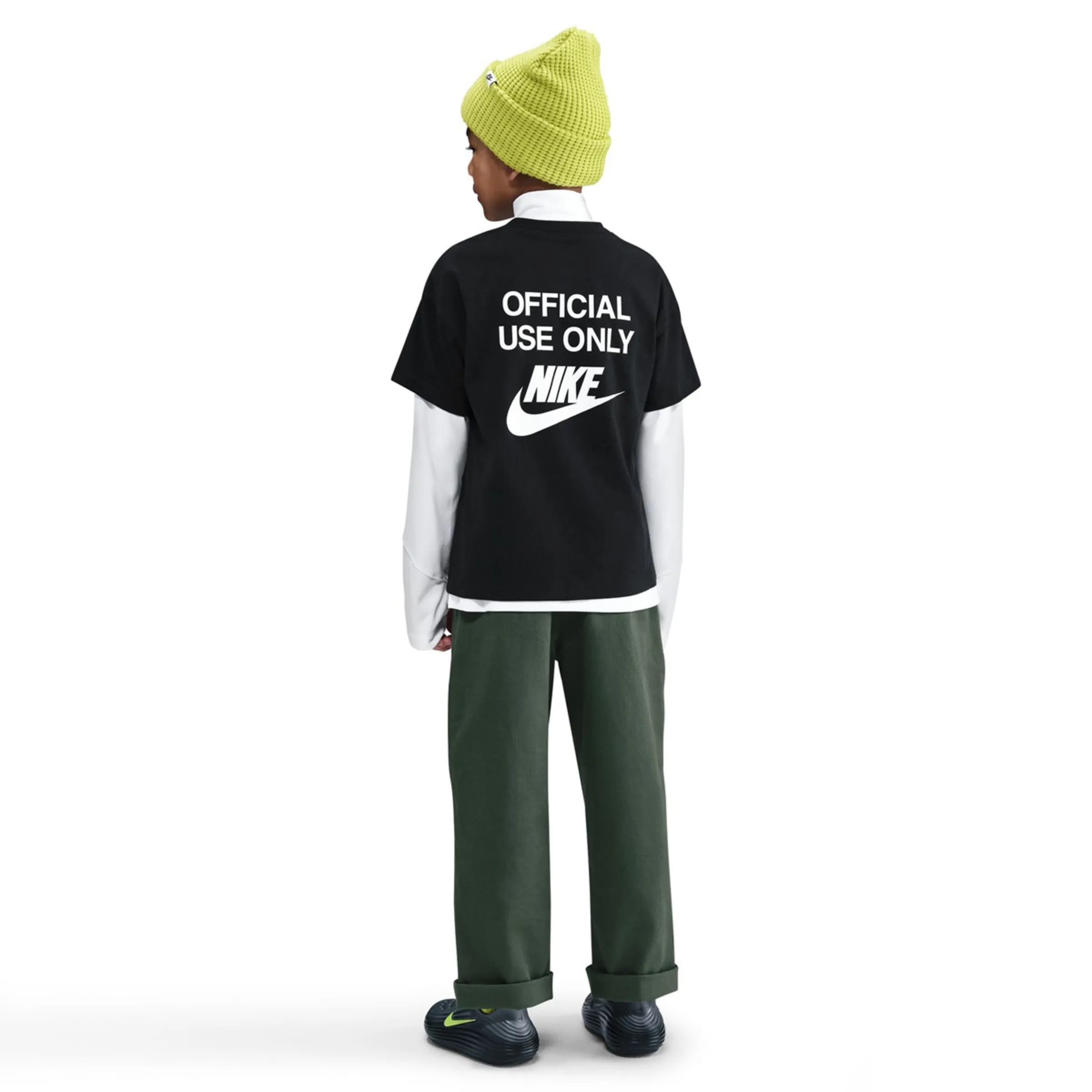 Детская футболка Sportswear Tee Remix Nike, черный — фото 2