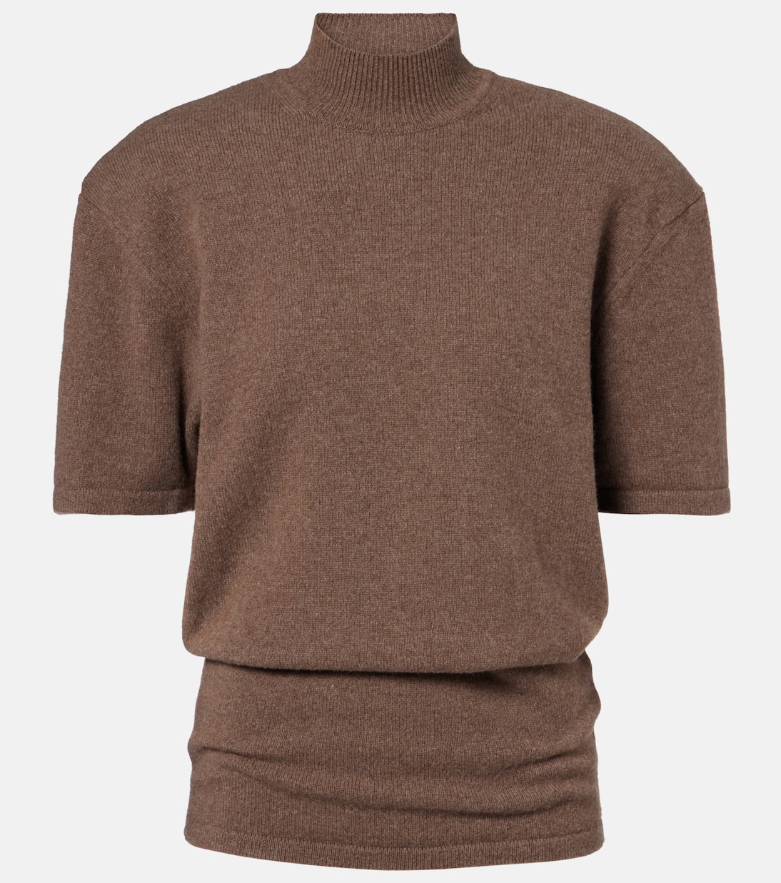 

Вязаный свитер из шерсти и кашемира Jacquemus, коричневый