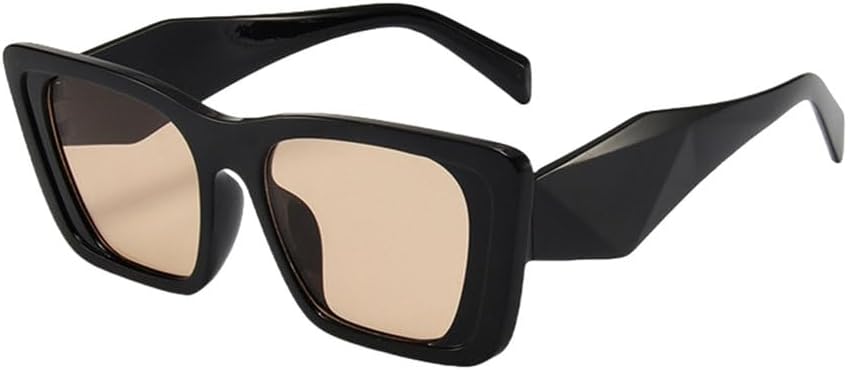 

Модные солнцезащитные очки большого размера для женщин, винтажные, в крупной оправе, роскошные солнцезащитные очки для женщин с защитой от УФ-излучения UV400 TYUVIVO, Black Tea