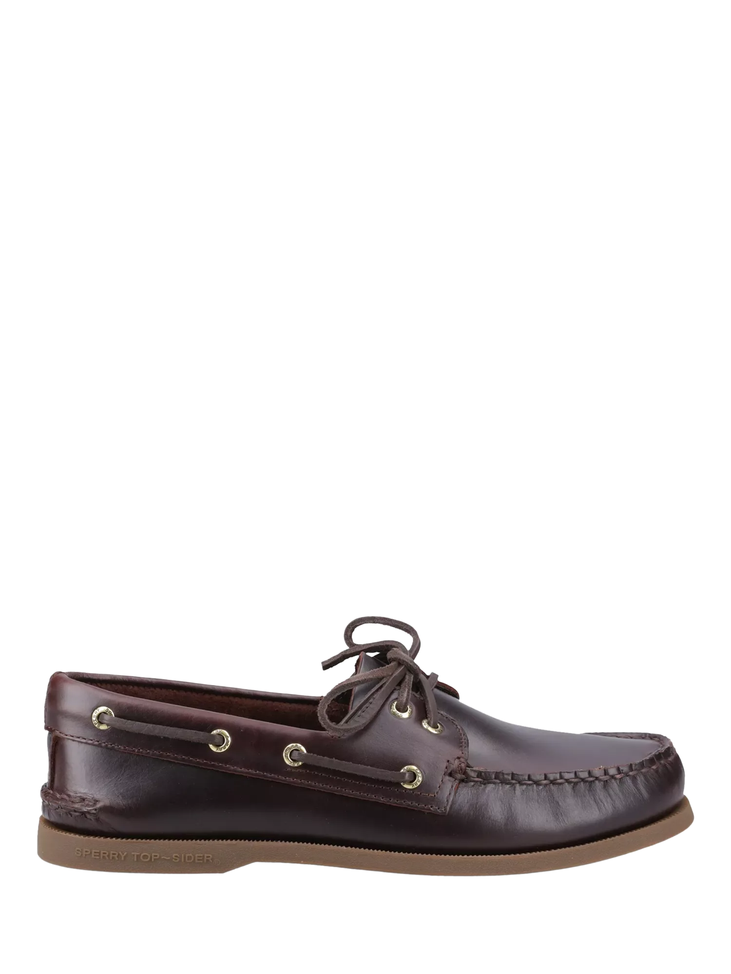 Оригинальные лодочные туфли с двумя люверсами и широкой колодкой Sperry, Brown