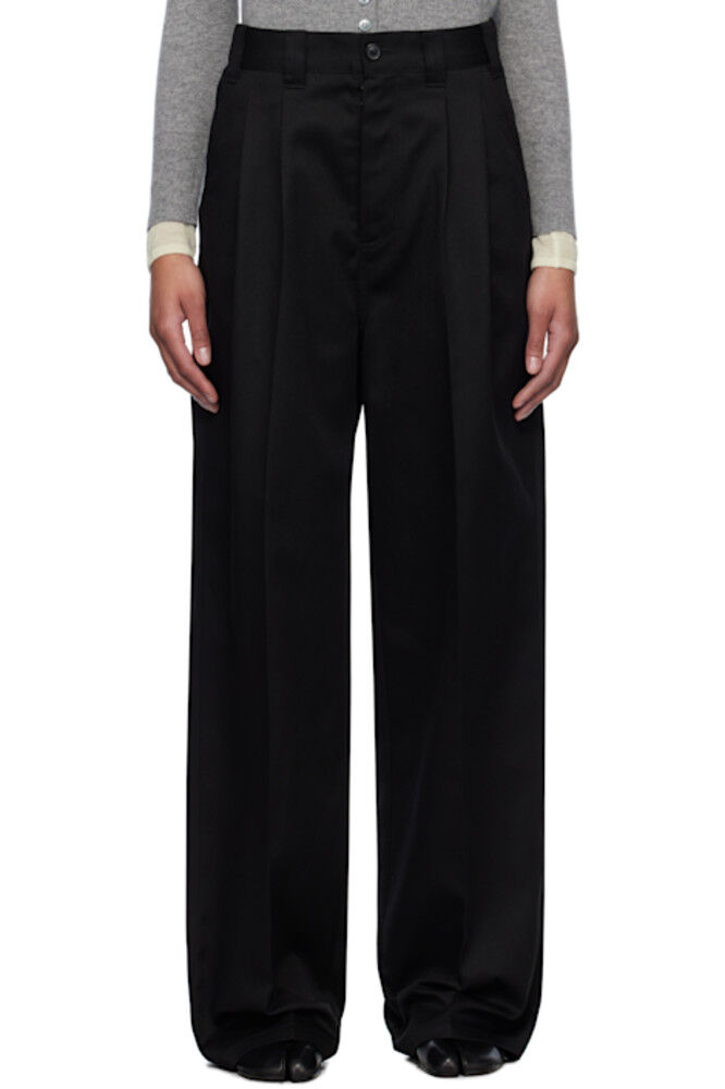 

Черные брюки-чиносы для фигуристов Maison Margiela