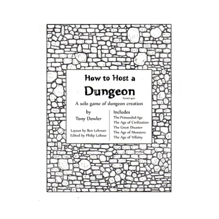 

Как разместить подземелье (пересмотренное издание), How to Host a Dungeon
