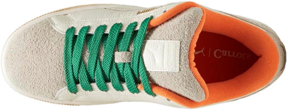 Мужские кроссовки PUMA из замши XL 2 Carrots с шнуровкой, повседневные - бежевые — фото 4