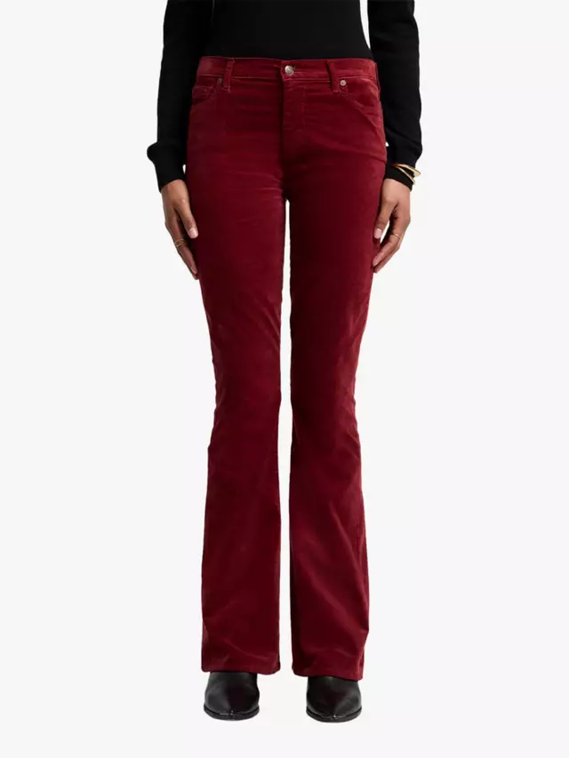 

Джинсы 7 For All Mankind High Waist Ali Flared, красный