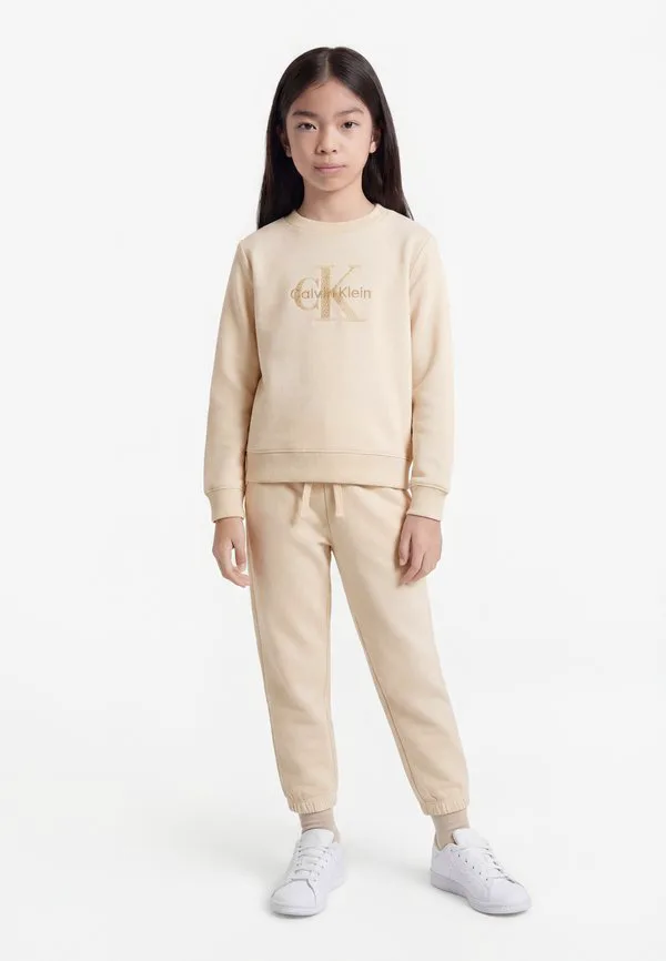 Спортивный костюм унисекс с брюками с круглым вырезом Calvin Klein Jeans, Oatmeal
