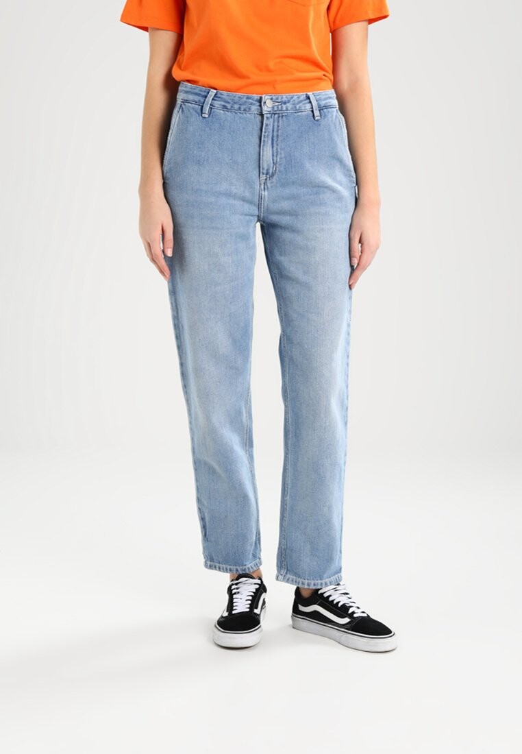 

Джинсы Baggy PIERCE PANT Carhartt WIP, синий светлый, стираный с камнями