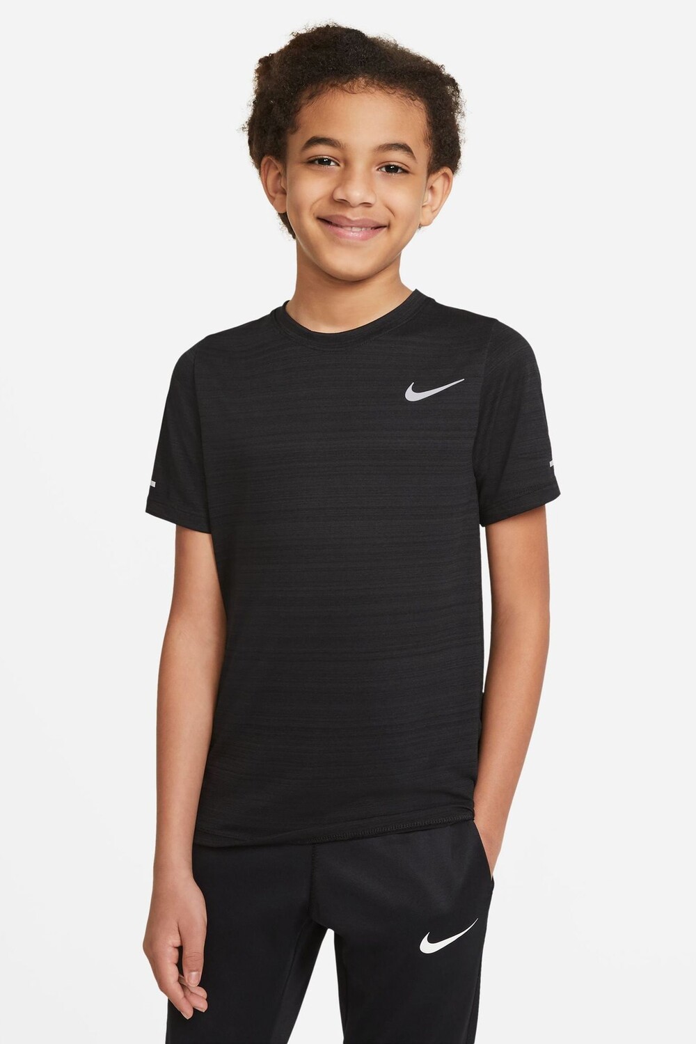 

Тренировочный топ Dri Fit Miler Nike, черный