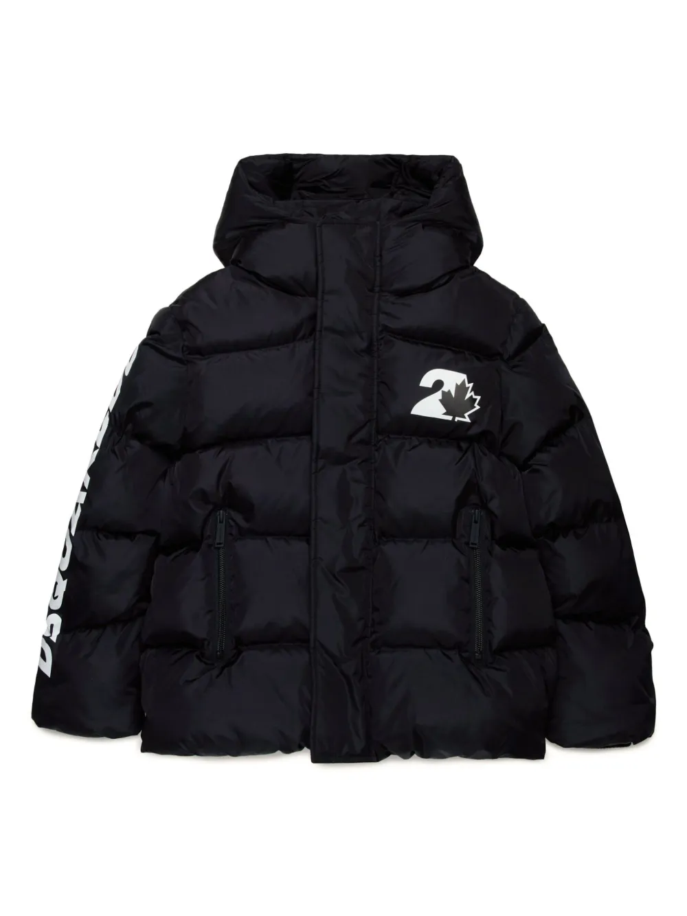 

Куртка с логотипом DSQUARED2 KIDS, черный