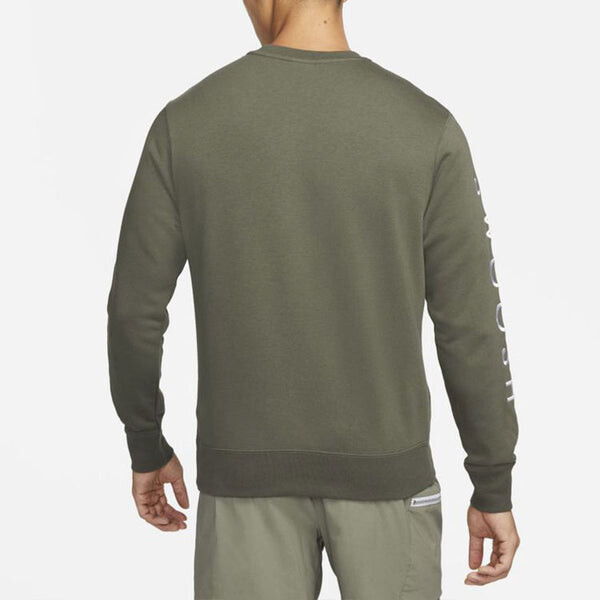 Свитер swoosh athleisure casual sports sweatshirt Nike, зеленый — фото 4
