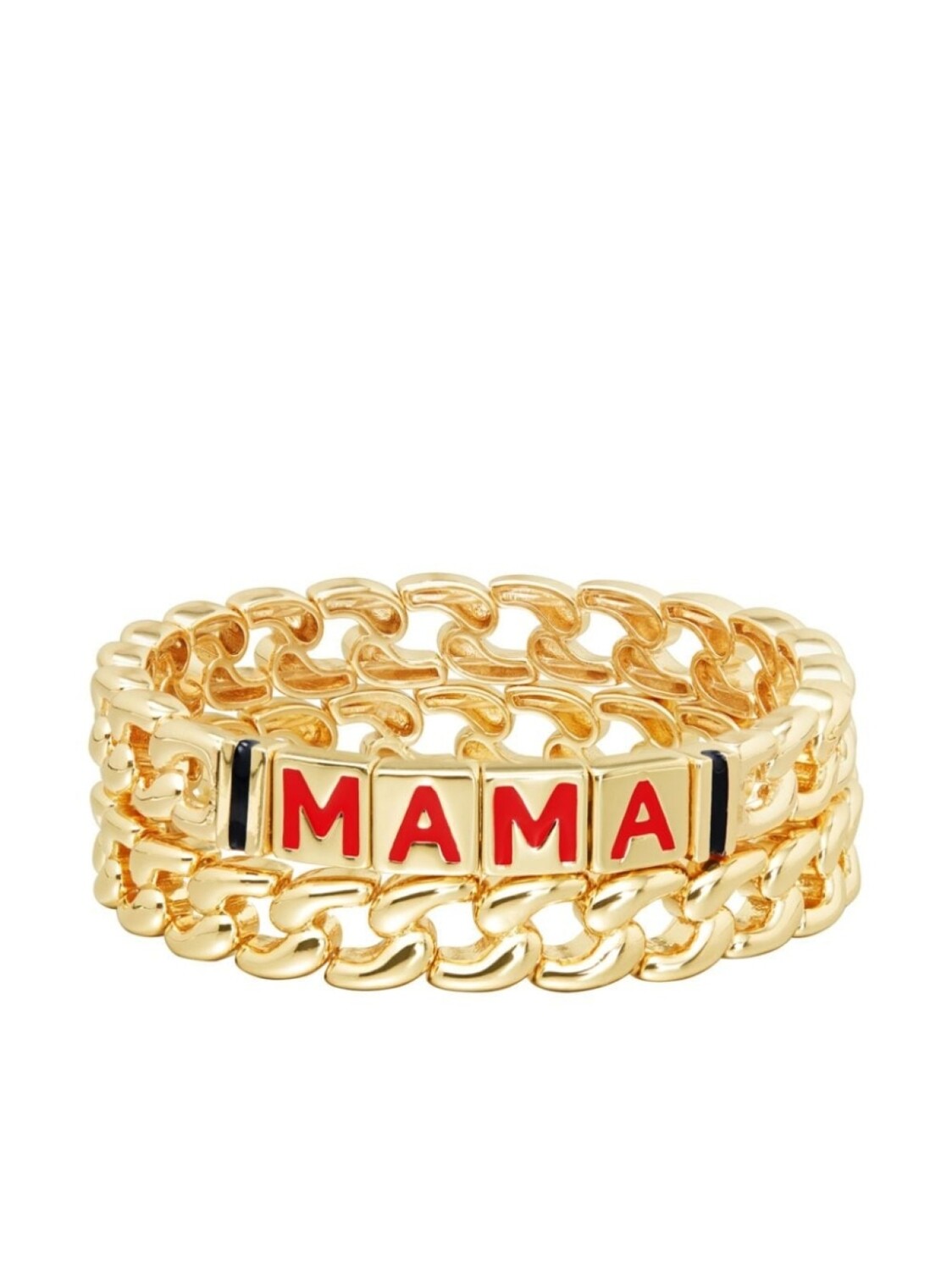 

Браслет The MAMA Link Duo Roxanne Assoulin, золотой
