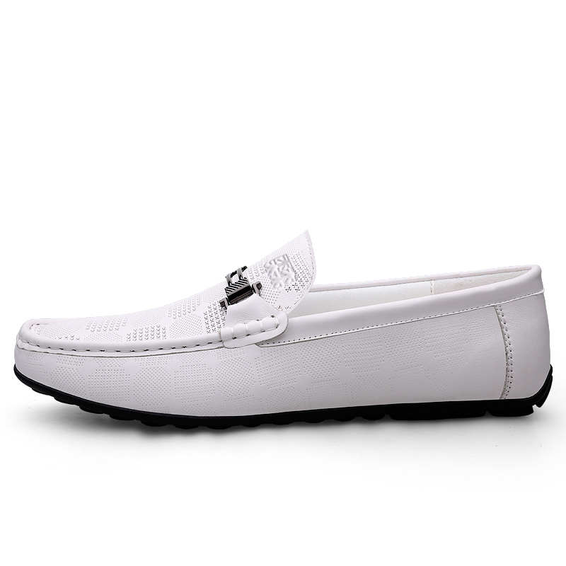 

Mulinsen Мокасины мужские черно-белые белые, цвет White[Leather Shoe Size: Athletic Shoes 41 = Size 40 in This Model]