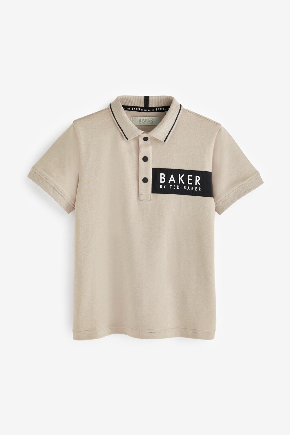 

Рубашка-Поло с нейлоновыми вставками Baker By Ted Baker, бежевый