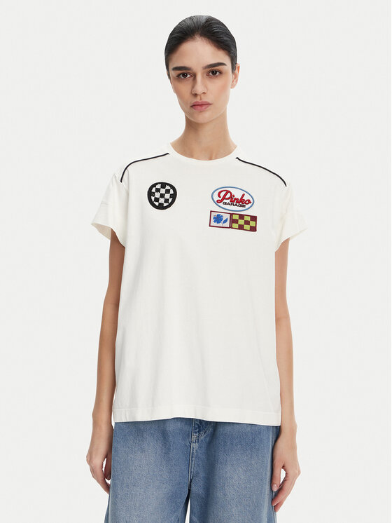 

Футболка обычного кроя 105270 A2ME Pinko, белый
