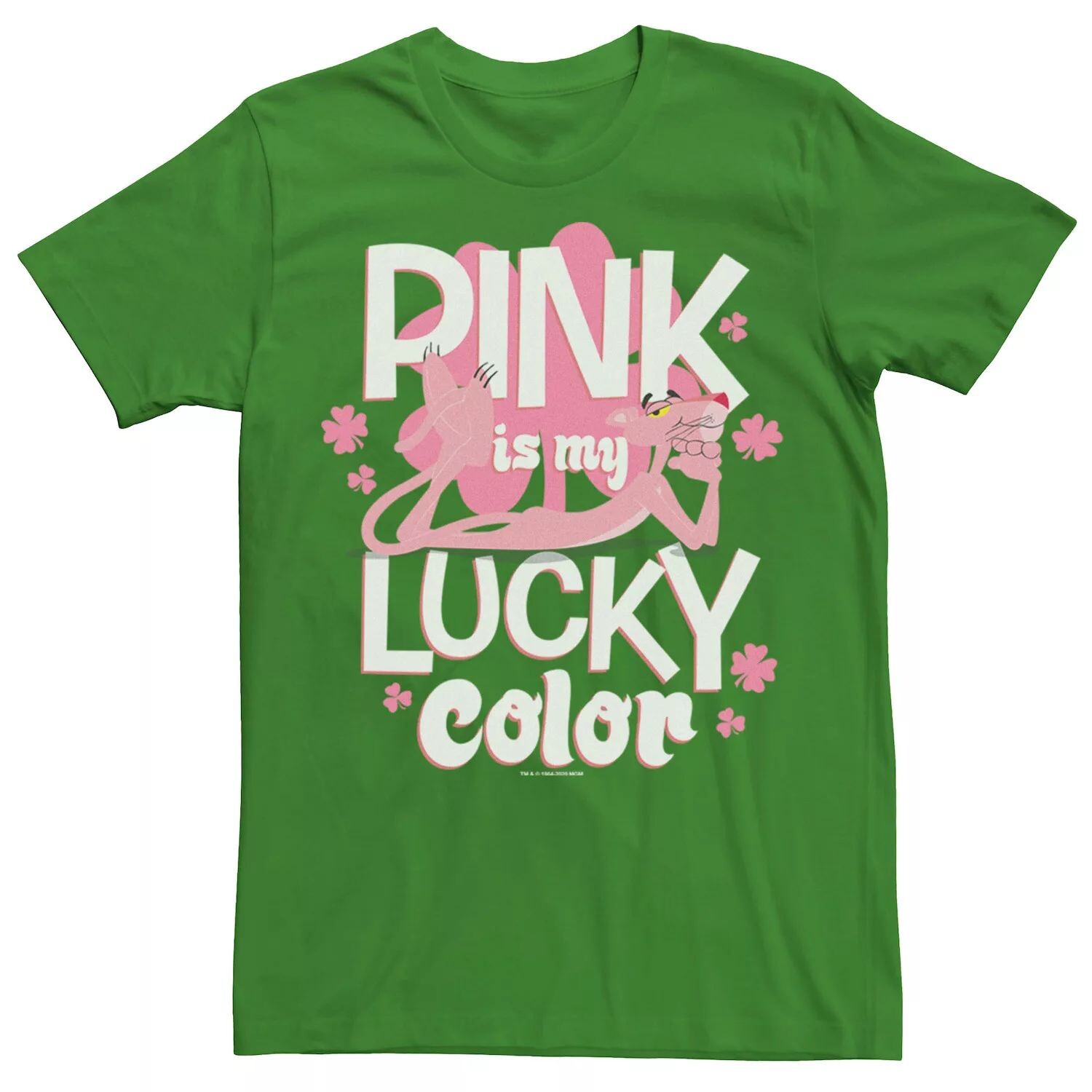

Мужская футболка Pink Panther Pink Is My Lucky Color Licensed Character