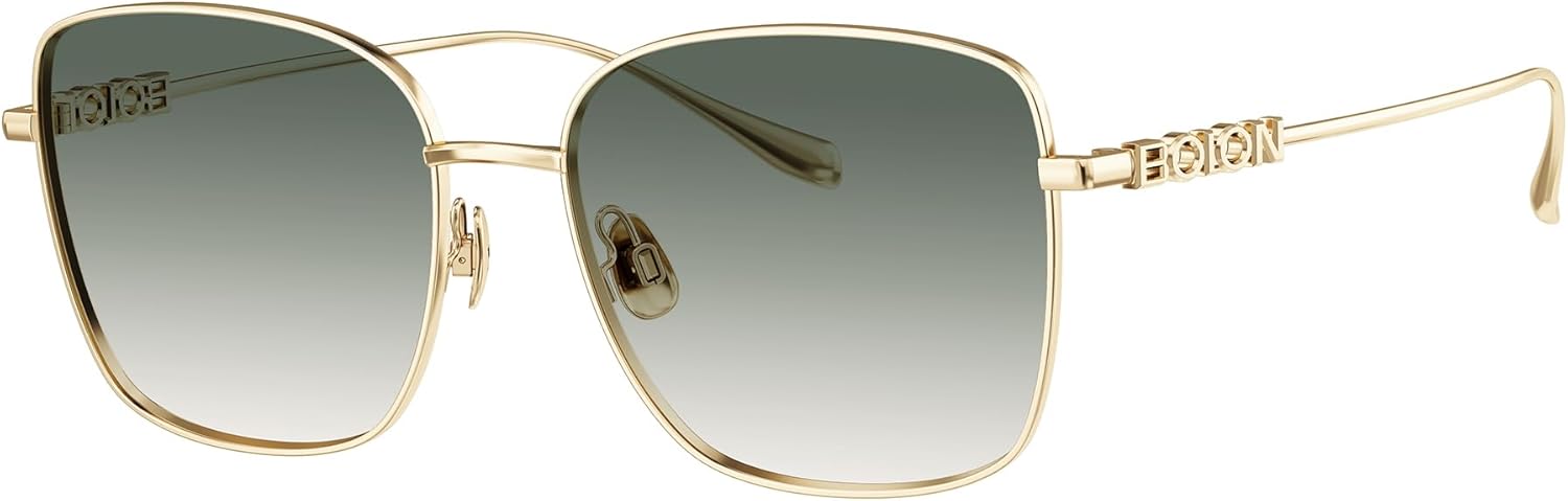 

Женские стильные элегантные солнцезащитные очки BOLON с нейлоновыми поляризованными линзами UV400 BL7211 58 мм, эксклюзивный бренд очков EssilorLuxottica, Wheat Gold/Grey Green Gradient