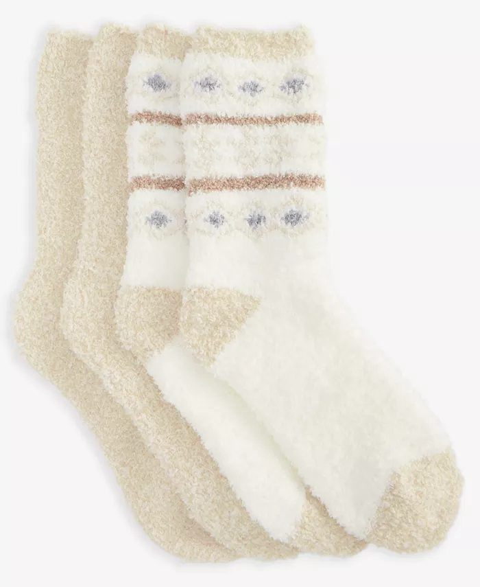 

Женские носки Fuzzy Butter Socks, 2 пары Charter Club, коричневый/бежевый