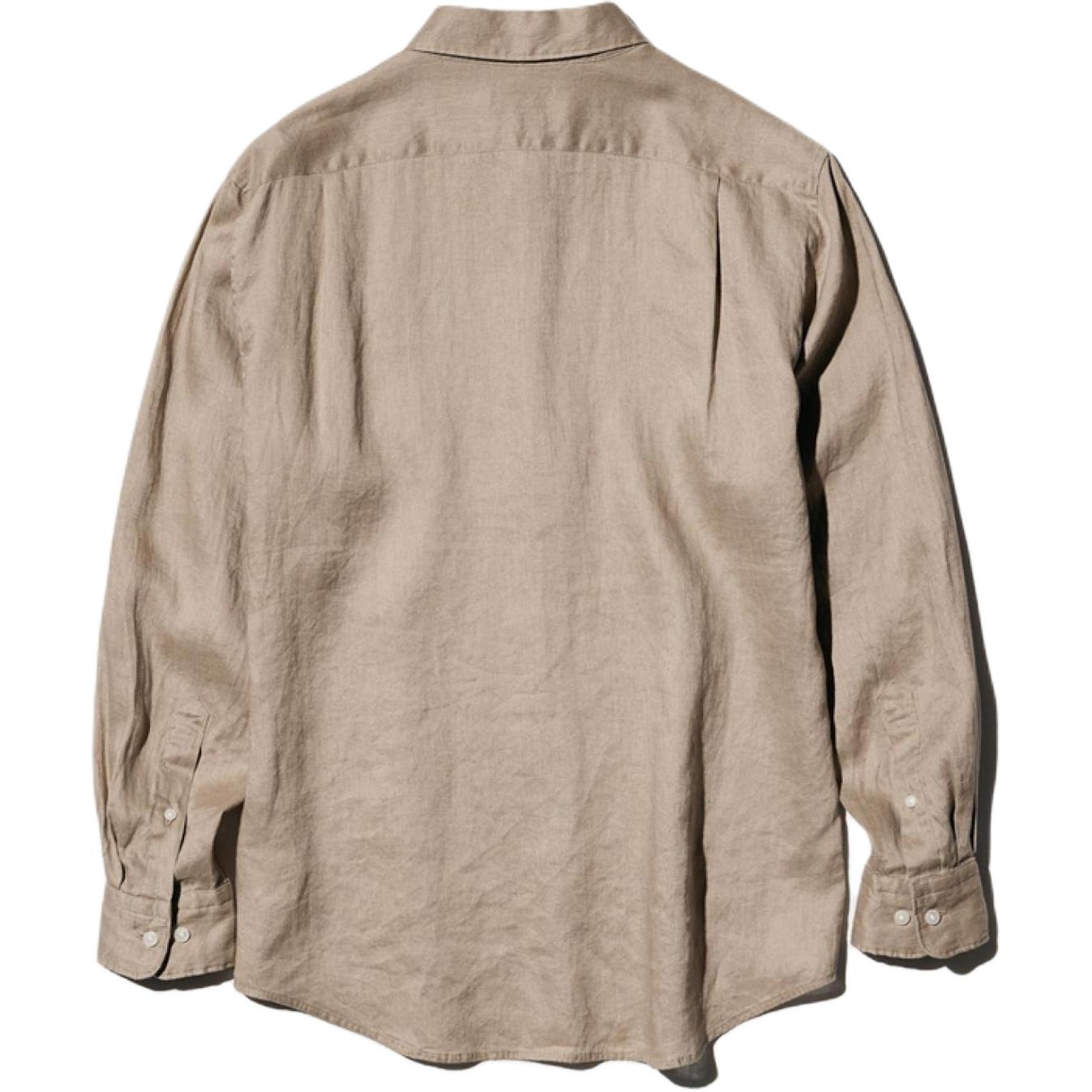 Рубашка Unisex Dark Beige UNIQLO, темно-бежевый — фото 3