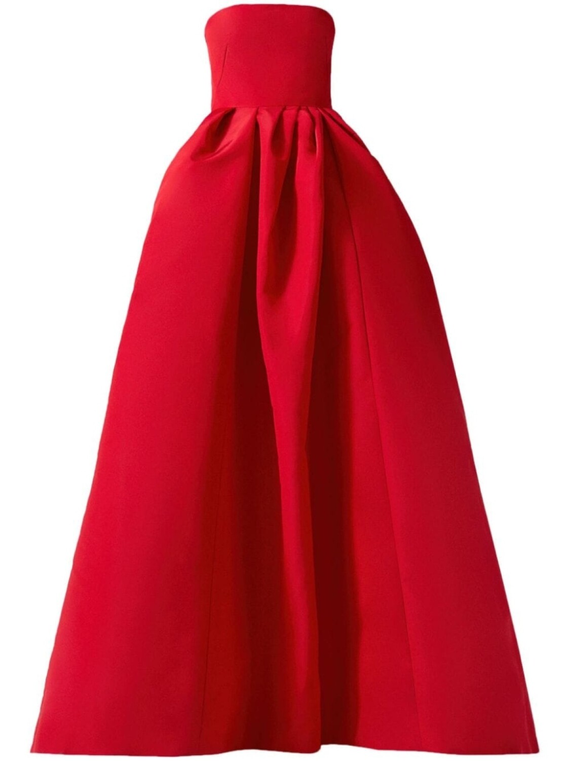 

Carolina Herrera вечернее платье без бретелей, красный