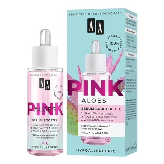 

Сыворотка-бустер, 30 мл AA Aloe Pink