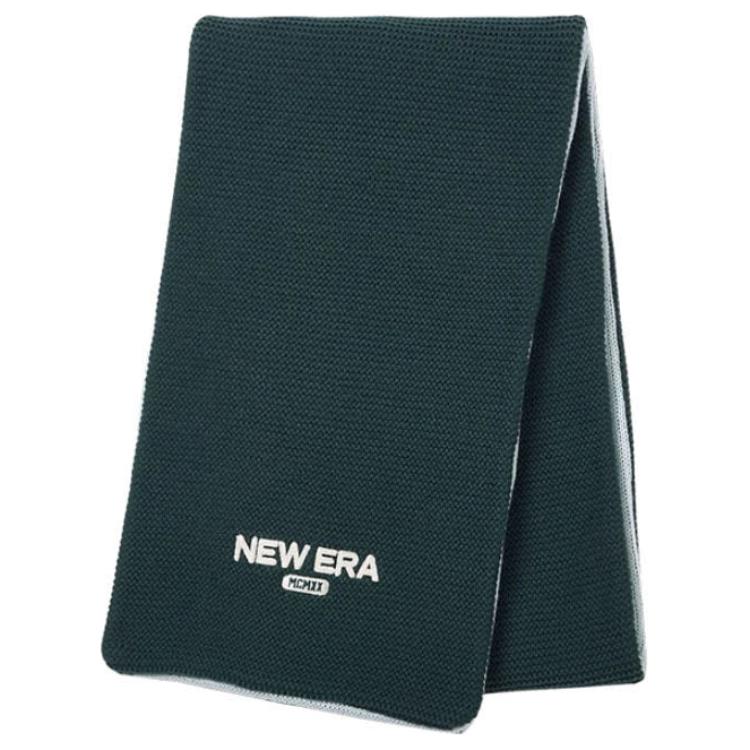 

New Era Акриловый вязаный шарф унисекс зеленый, Green