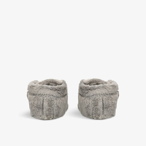Пинетки Bixbee махровые 6 месяцев - 1 год Ugg, серый — фото 4