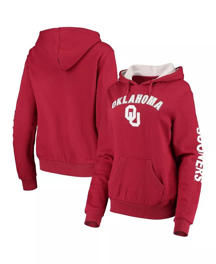 

Женская красная толстовка с капюшоном Oklahoma Sooners Loud and Proud Colosseum