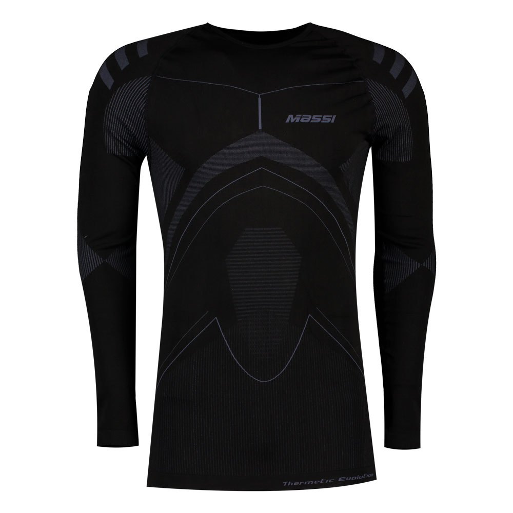 

Базовый слой MASSI Thermetic Evolution Carbon Round Neck, черный