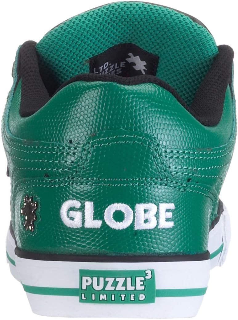 Globe Rage LTD GBRAGE Мужские кеды для скейтборда из тисненной кожи, зеленый — фото 3
