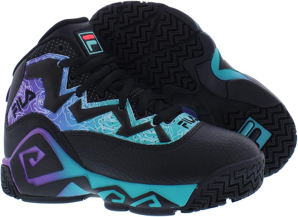 Кроссовки Fila Unisex-Child Kid's Fila Mb, черный/синий/фиолетовый — фото 2