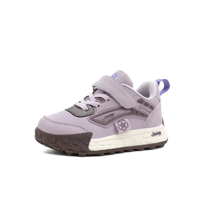 Кроссовки для скейтбординга Running Collection Kids Jeep, розовый фиолетовый[leather upper-upgraded] — фото 4