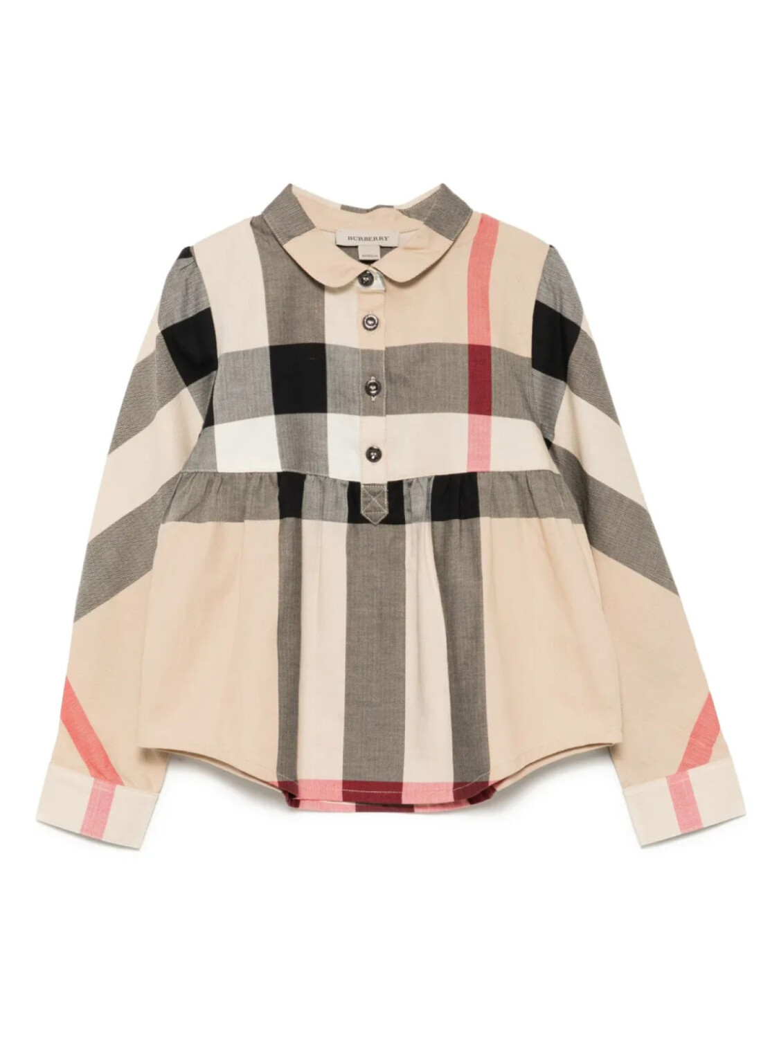 

Burberry Kids клетчатое платье, коричневый