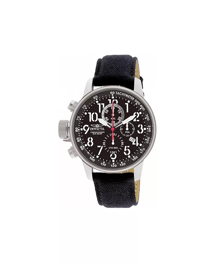 

Мужские часы 1512 I-Force Quartz Chronograph с черным циферблатом Invicta