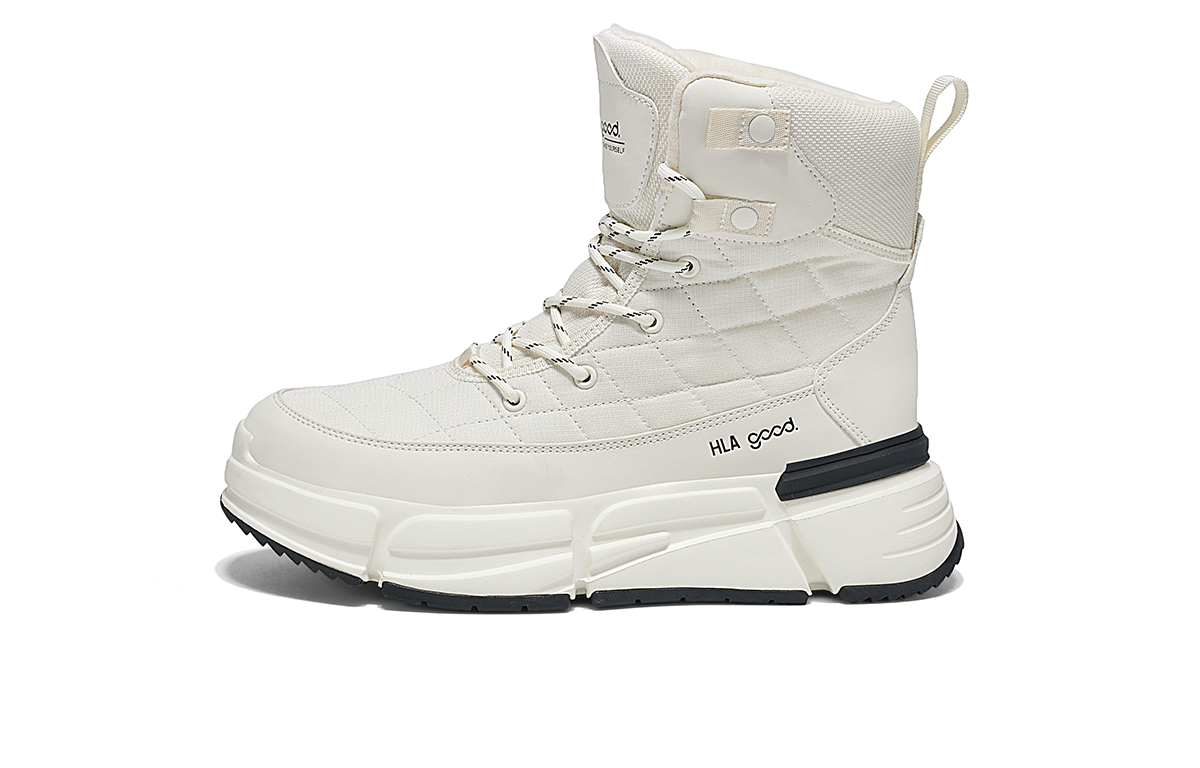 

HLA Мужские зимние ботинки черные бежевые бежевые, цвет Beige