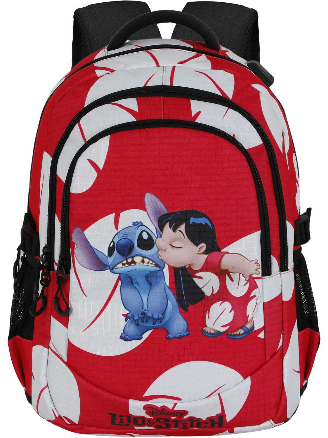 

DISNEY Рюкзак 'Lilo and Stitch Kiss-PLUS Running' в красном цвете