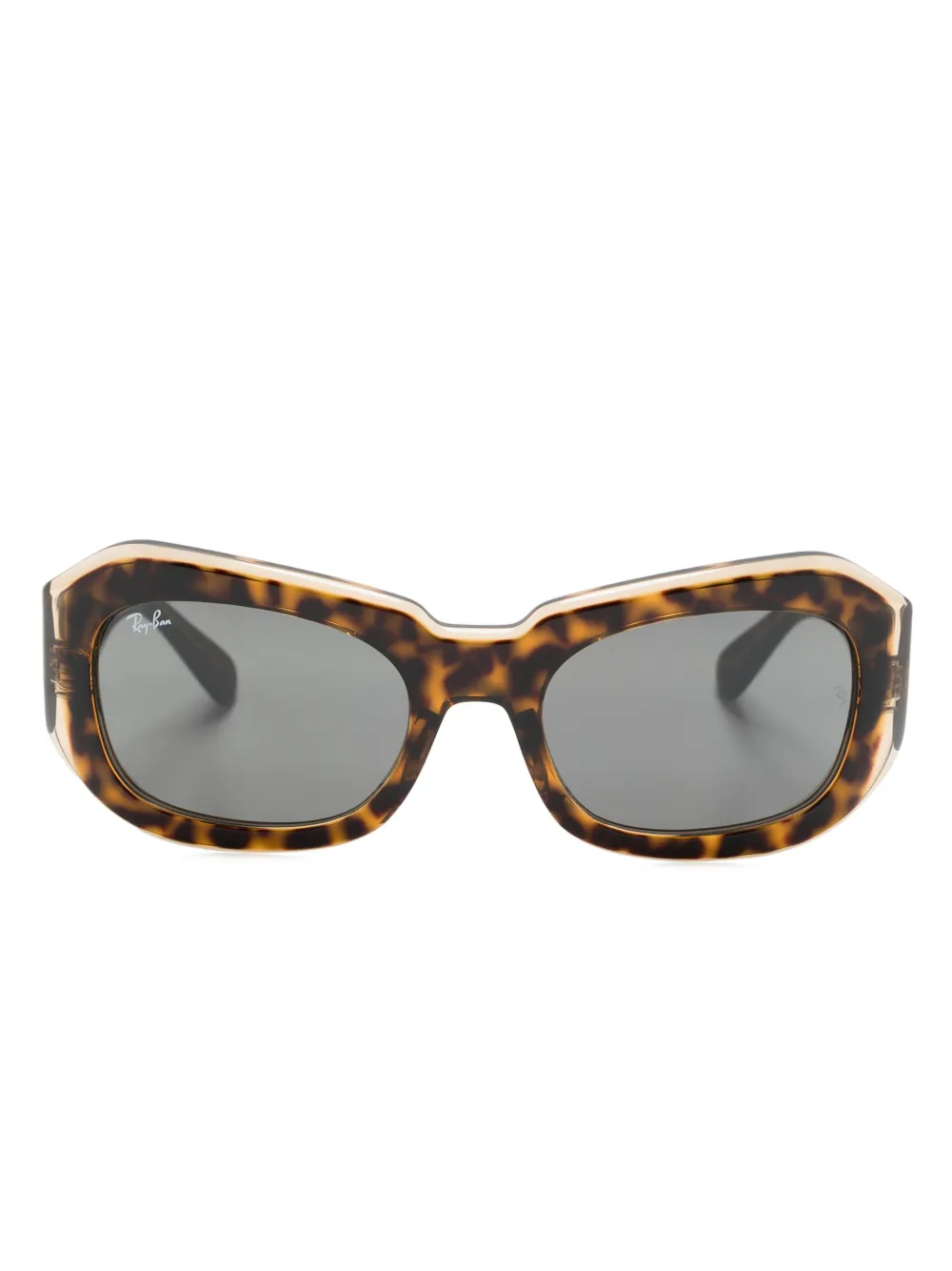 

Солнцезащитные очки Beate в прямоугольной оправе Ray-Ban, коричневый