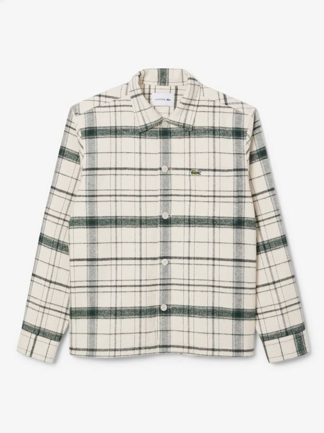 

Клетчатая хлопковая рубашка-оверсайз Core Woven Lacoste, Green/Multi