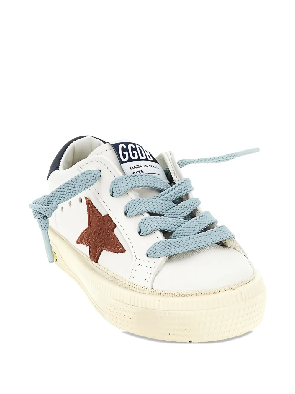 

Кеды May на шнуровке Golden Goose Kids, белый