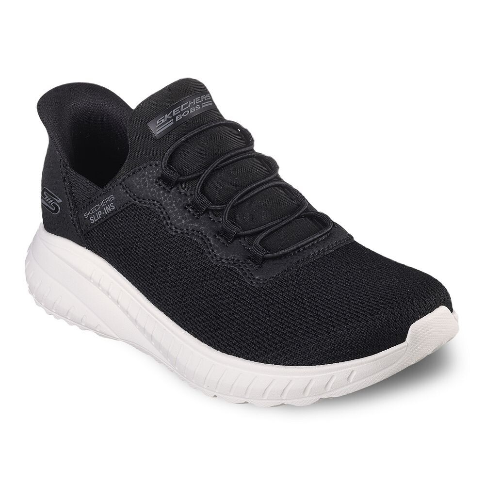 Женские кроссовки BOBS by Skechers Hands Free Slip-ins Squad Chaos Daily Inspiration, цвет Black White
