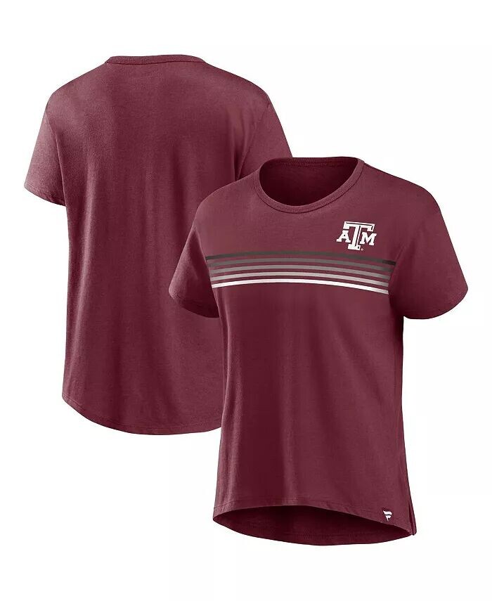 

Женская темно-бордовая футболка Texas A&M Aggies Tie Breaker Fanatics