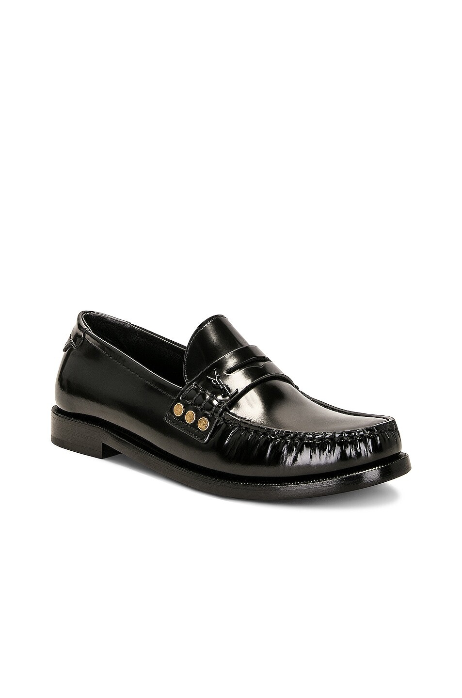 Лоферы женские Le Loafer 15 Saint Laurent, цвет Nero — фото 2