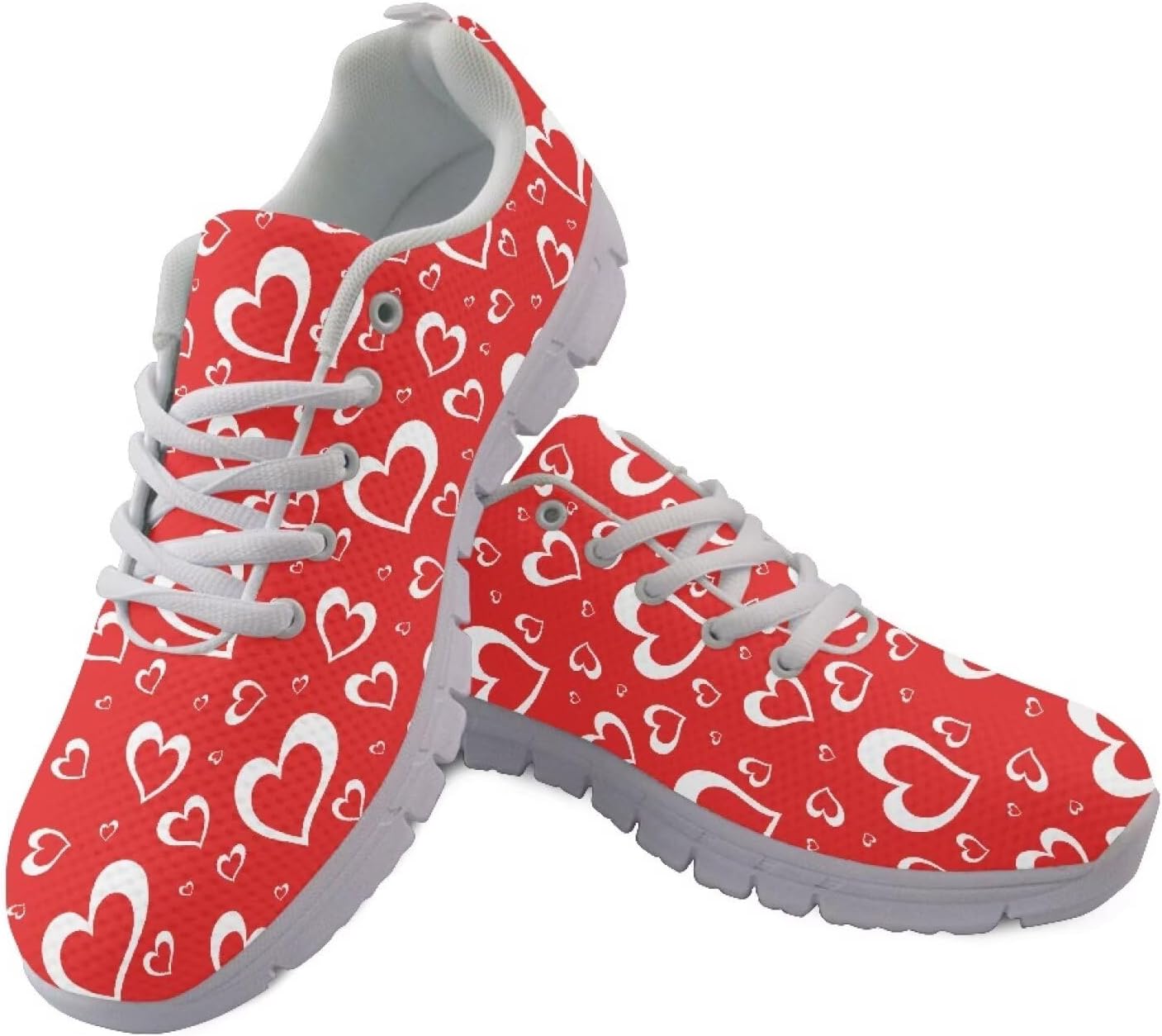 

Кроссовки POLERO с леопардовым принтом для мужчин и женщин, с шнуровкой, легкие, для ходьбы, повседневные, размеры США 5-12, красный