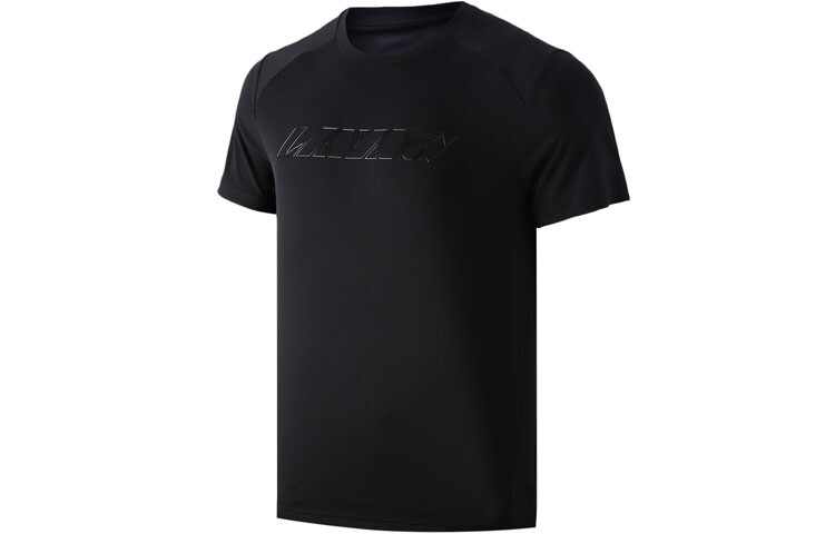 

Футболка мужская черная Lining, черный
